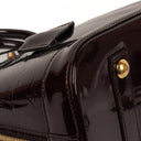 Louis Vuitton Alma PM Amarante Monogram Vernis Leather Handbag