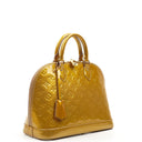 Louis Vuitton Alma PM Beige Poudre Monogram Vernis Leather Bag