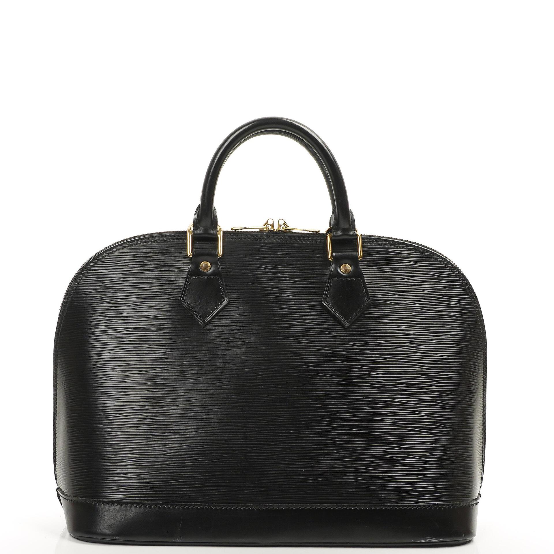 Louis Vuitton Alma PM Black EPI Leather Bag