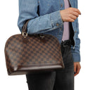 Louis Vuitton Alma PM Damier Ebene Canvas Handbag