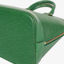 Louis Vuitton Alma PM Green EPI Leather Handbag