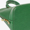 Louis Vuitton Alma PM Green EPI Leather Handbag