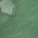 Louis Vuitton Alma PM Green EPI Leather Handbag