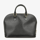 Louis Vuitton Alma PM In Black EPI Leather Handbag