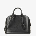 Louis Vuitton Alma PM In Black EPI Leather Handbag
