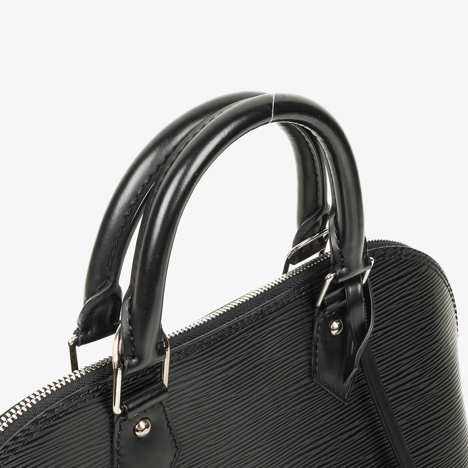 Louis Vuitton Alma PM In Black EPI Leather Handbag