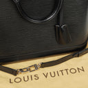 Louis Vuitton Alma PM In Black EPI Leather Handbag