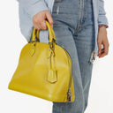 Louis Vuitton Alma PM In Pistache EPI Leather Handbag