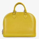 Louis Vuitton Alma PM In Pistache EPI Leather Handbag