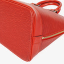 Louis Vuitton Alma PM In Red EPI Leather Handbag