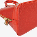 Louis Vuitton Alma PM In Red EPI Leather Handbag