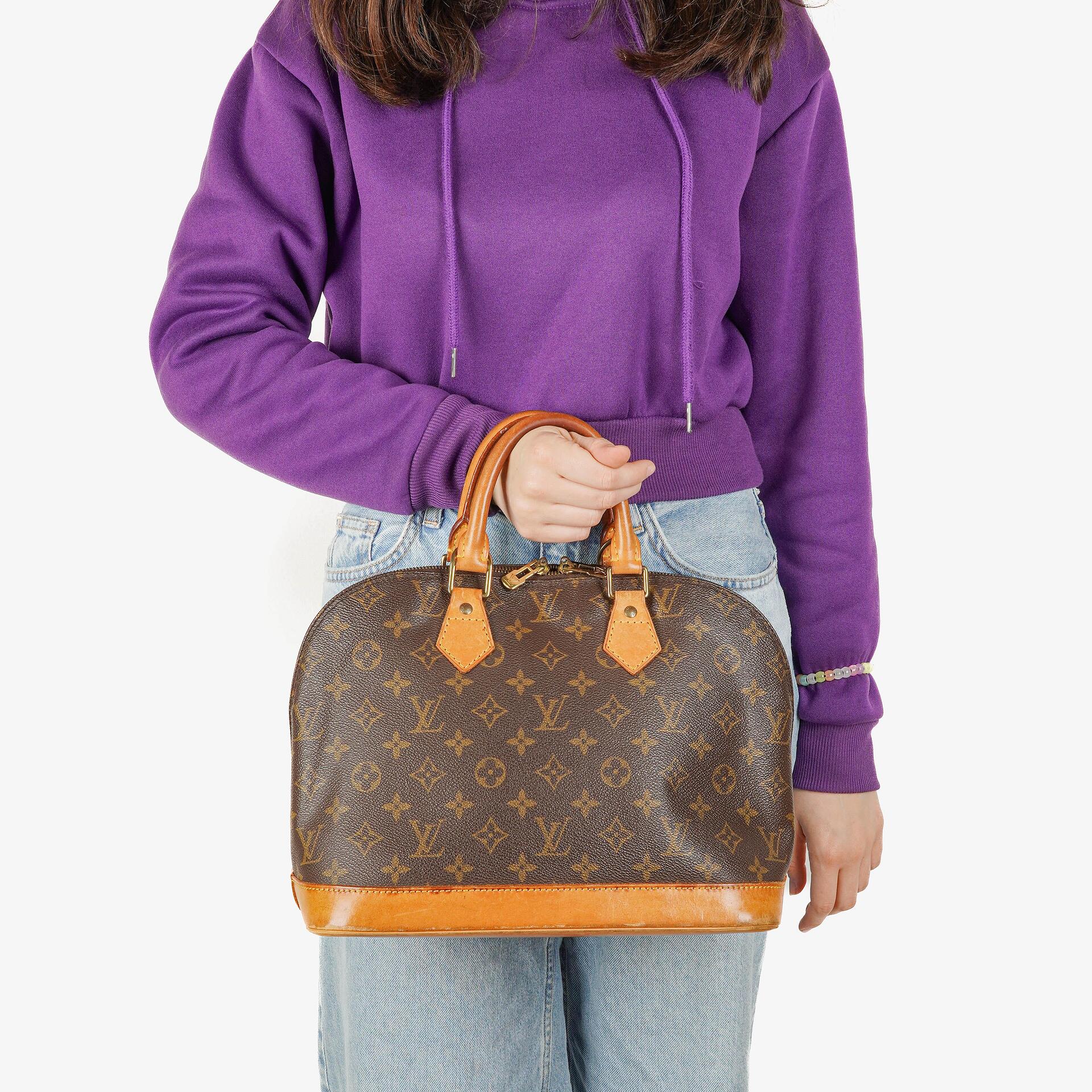 Louis Vuitton Alma PM Monogram Canvas Handbag