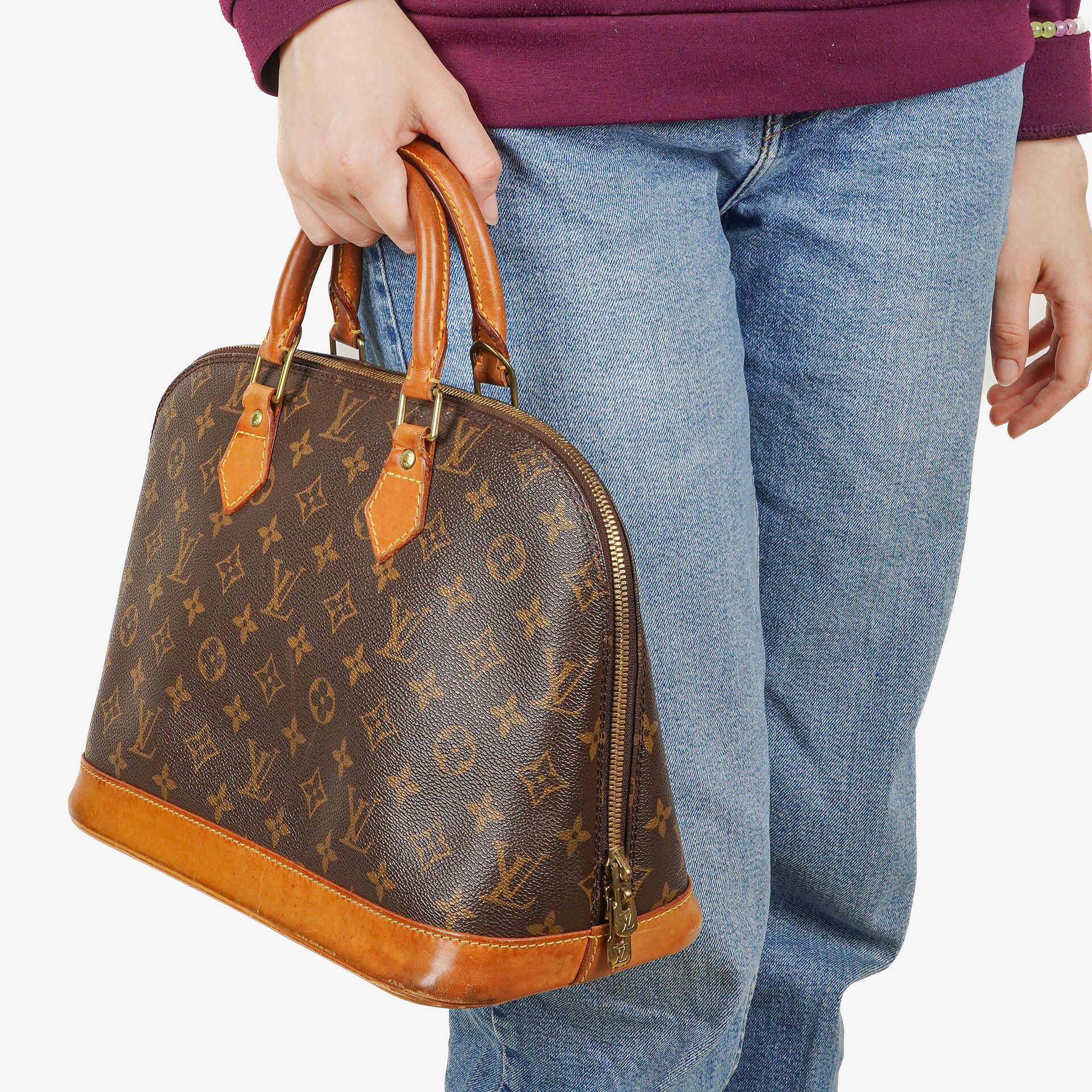 Louis Vuitton Alma PM Monogram Canvas Handbag