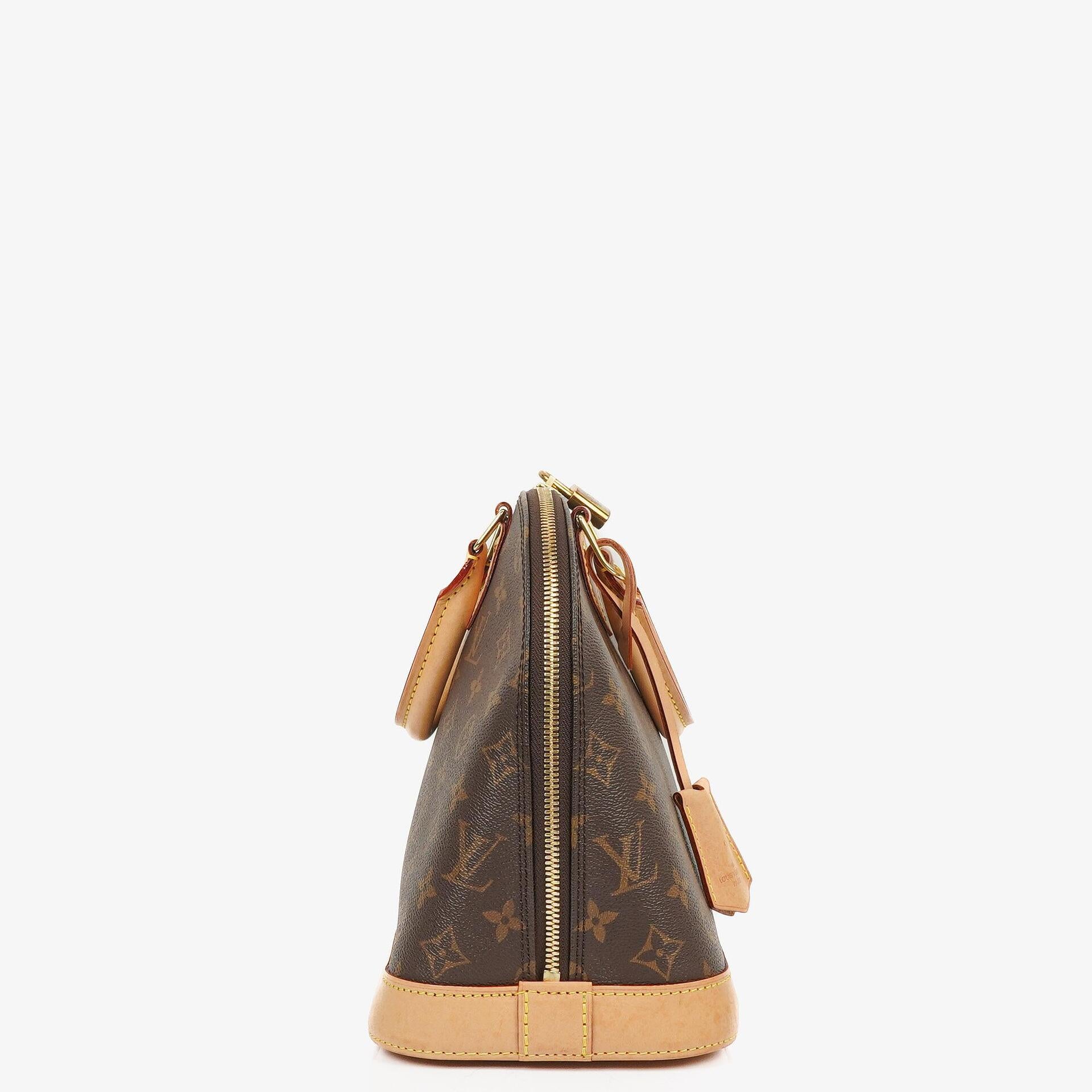 Louis Vuitton Alma PM Monogram Canvas Handbag