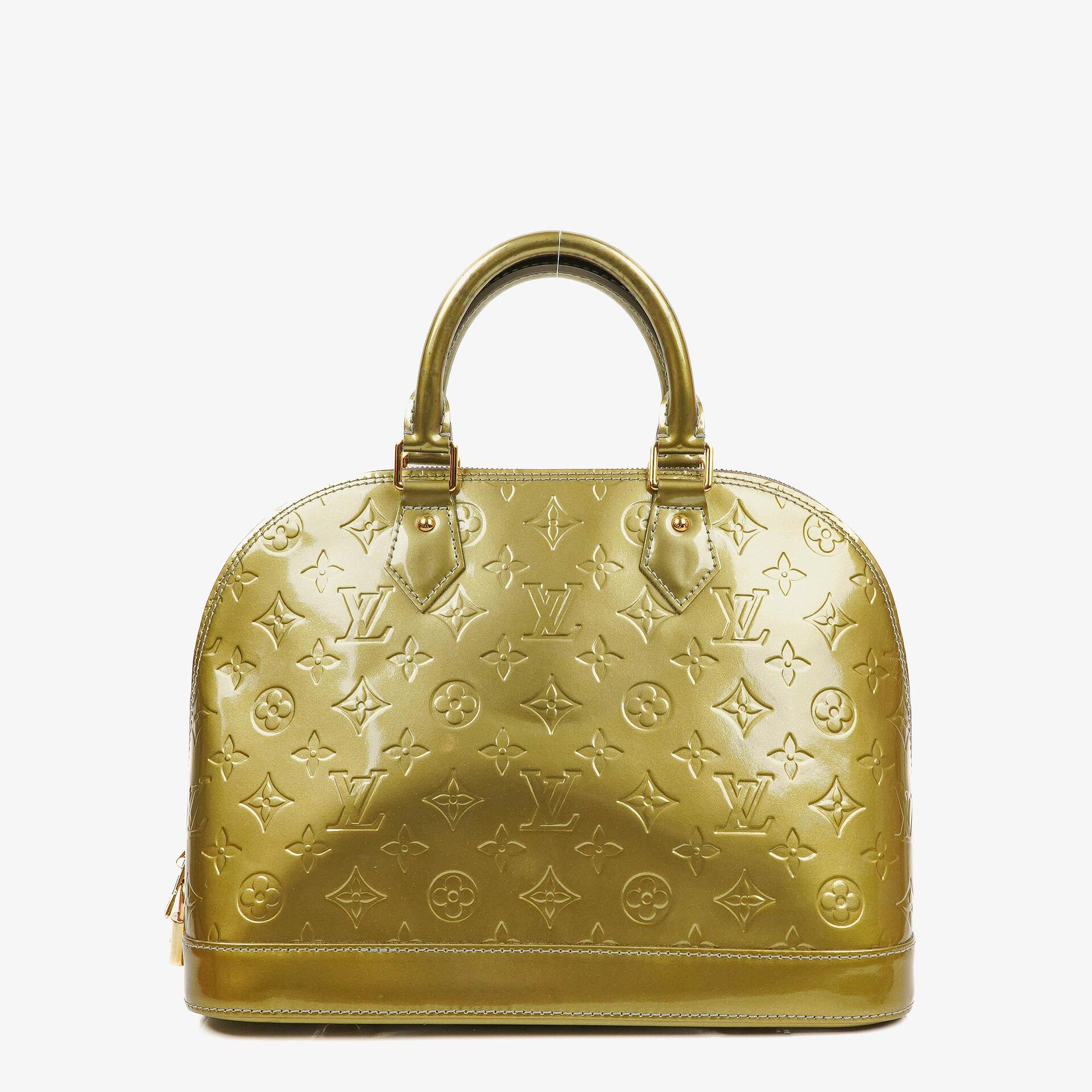 Louis Vuitton Alma PM Monogram Vernis Leather Handbag