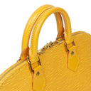 Louis Vuitton Alma PM Yellow EPI Leather Bag