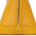 Louis Vuitton Alma PM Yellow EPI Leather Bag