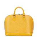 Louis Vuitton Alma PM Yellow EPI Leather Bag