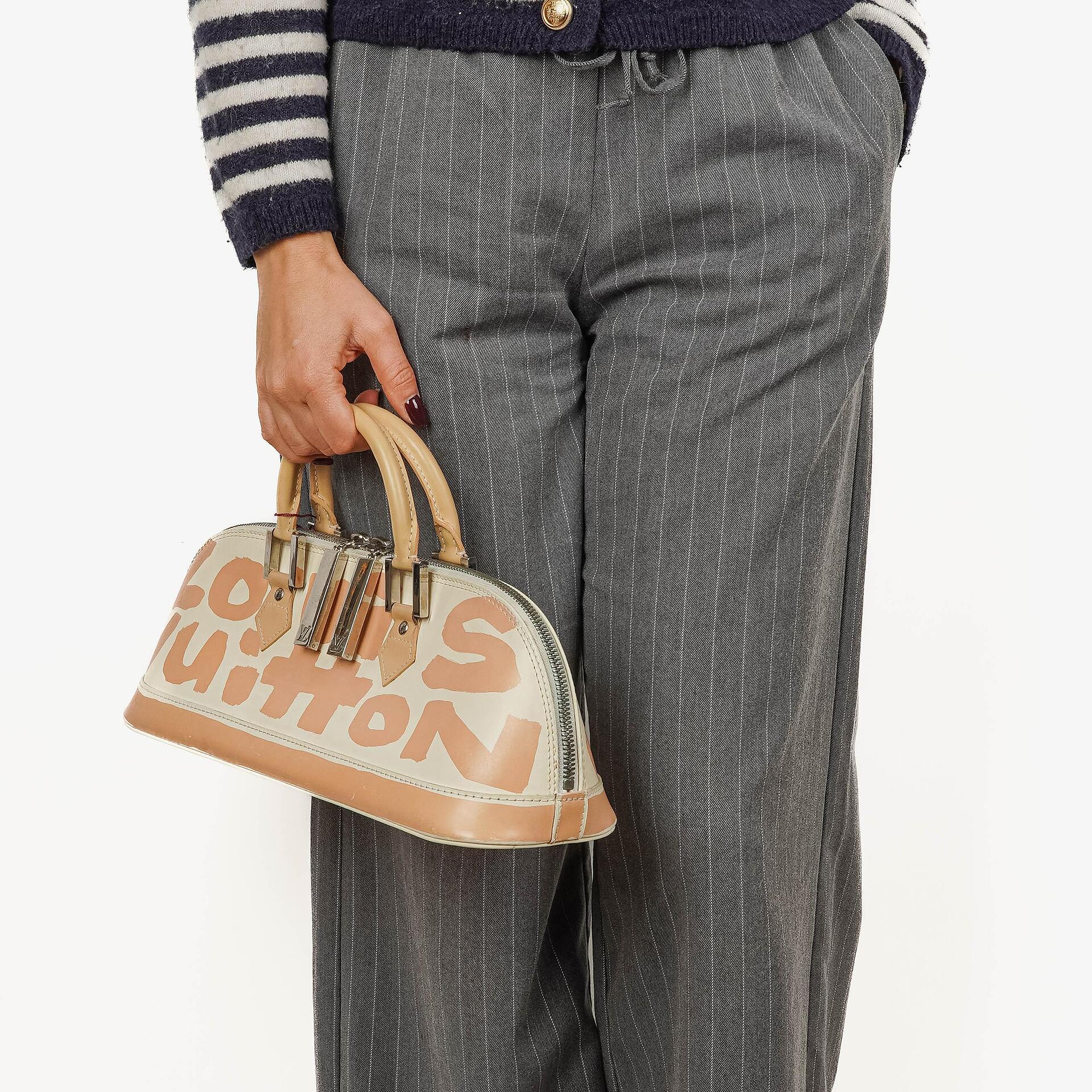 Louis Vuitton Alma Stephen Sprouse Graffiti Leather Horizontal Bag