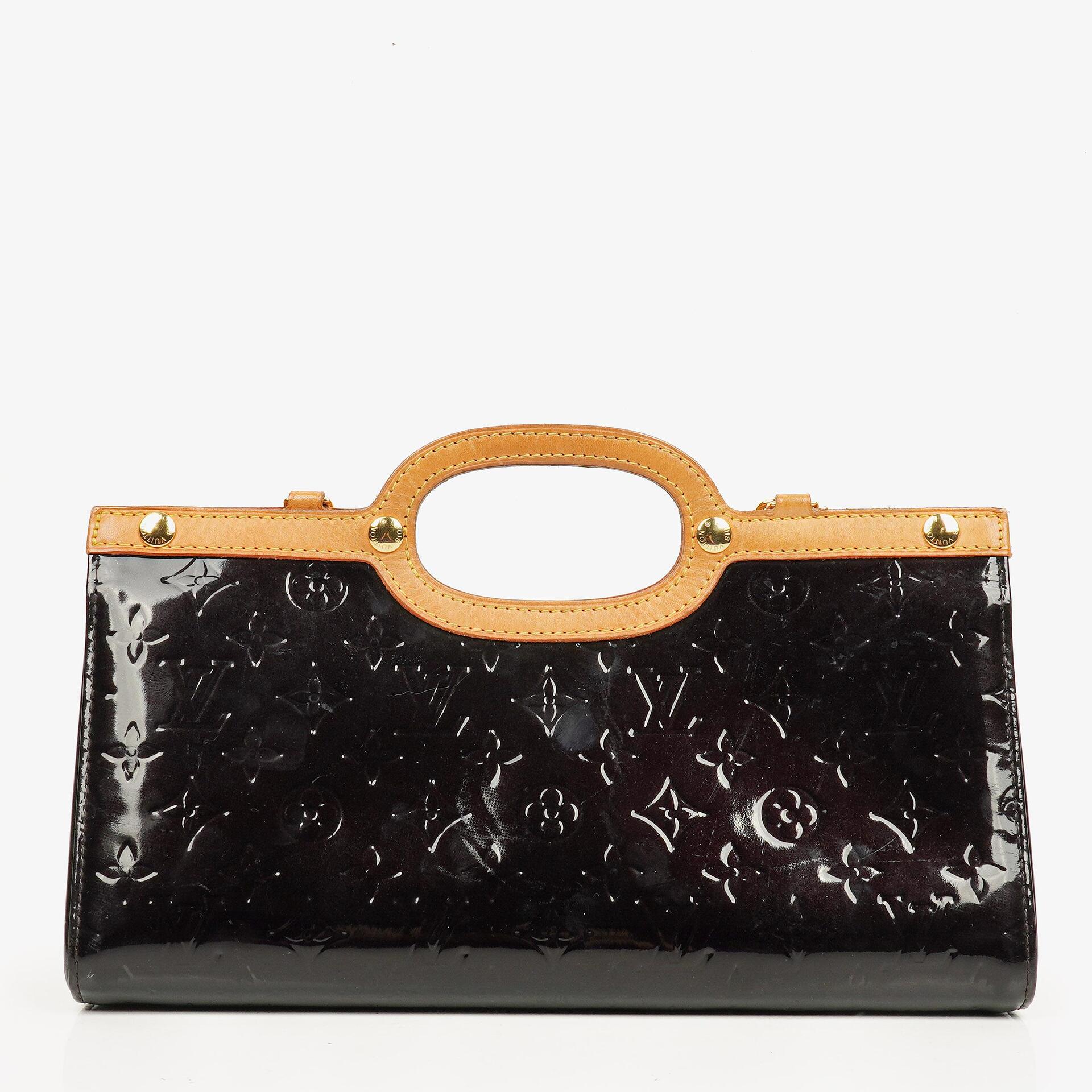 Louis Vuitton Amarante Monogram Vernis Roxbury Drive Bag