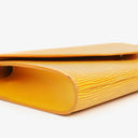 Louis Vuitton Art-Deco Yellow EPI Leather Clutch Bag