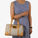 Louis Vuitton Berkeley Damier Azur Coated Canvas Bag