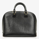Louis Vuitton Black Epi Leather Alma PM Handbag