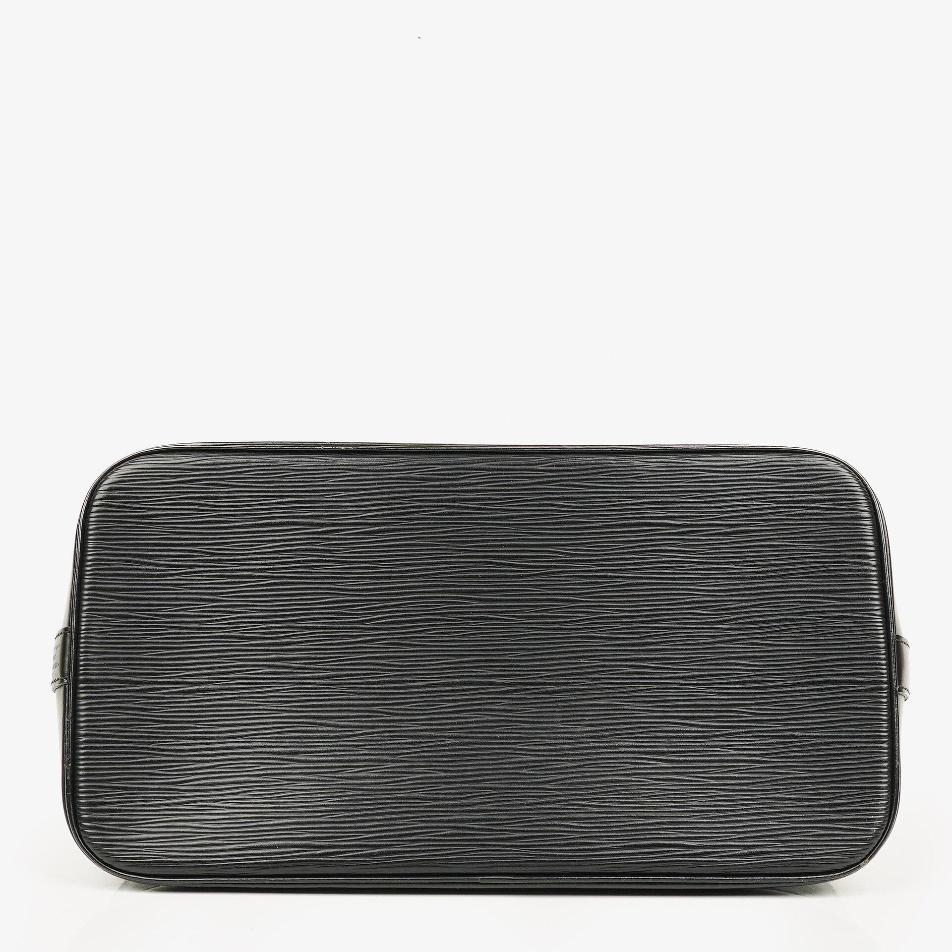 Louis Vuitton Black Epi Leather Alma PM Handbag