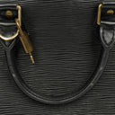 Louis Vuitton Black Epi Leather Alma PM Handbag