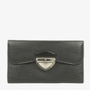 Louis Vuitton Black Epi Leather Eugenie Wallet