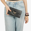 Louis Vuitton Black Epi Leather Eugenie Wallet