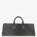 Louis Vuitton Black EPI Leather Sac Triangle Bag
