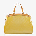 Louis Vuitton Brea MM Citrine Monogram Vernis Bag
