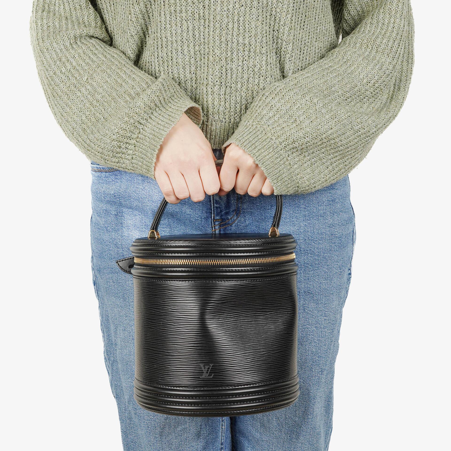 Louis Vuitton Cannes Black EPI Leather Bag