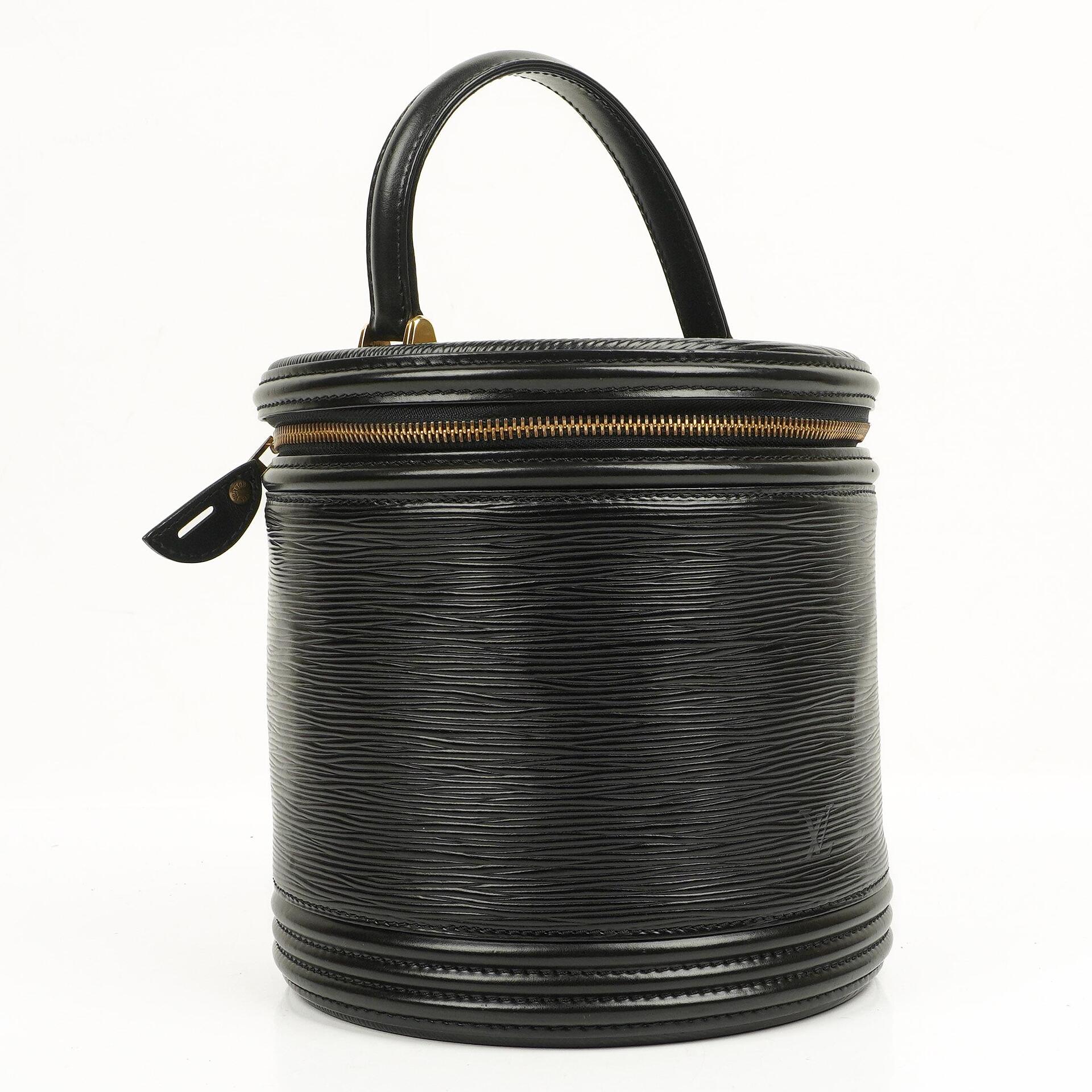 Louis Vuitton Cannes Black EPI Leather Bag