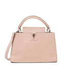 Louis Vuitton Capucines MM Pink Leather Handbag