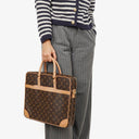 Louis Vuitton Cupertino Monogram Canvas Briefcase Bag