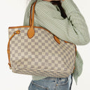 Louis Vuitton Damier Azur Coated Canvas Neverfull PM Tote Bag