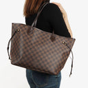 Louis Vuitton Damier Ebene Coated Canvas Neverfull MM Tote Bag