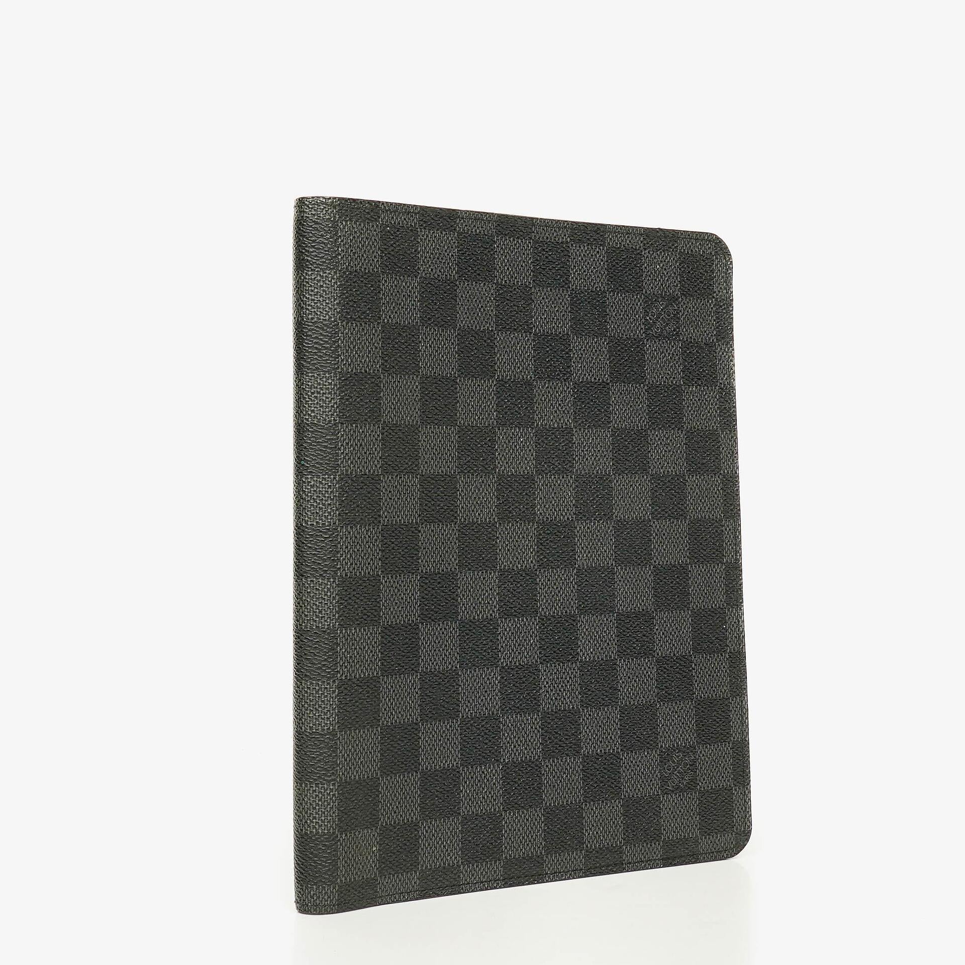 Louis Vuitton Damier Graphite Desk Agenda Cover
