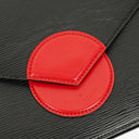 Louis Vuitton Epi Leather Black Red Hoche Shoulder Bag