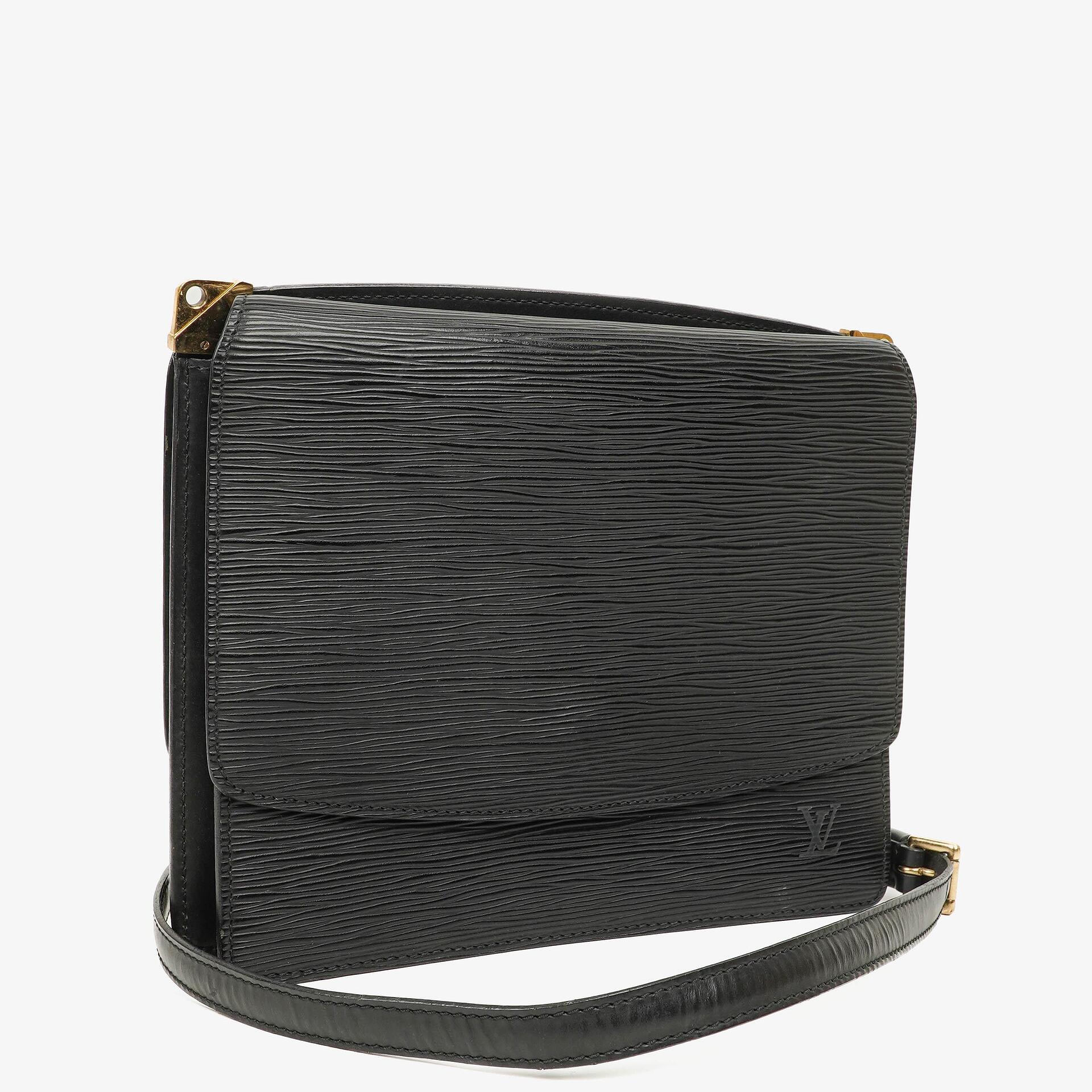 Louis Vuitton Grenelle Black EPI Leather Bag