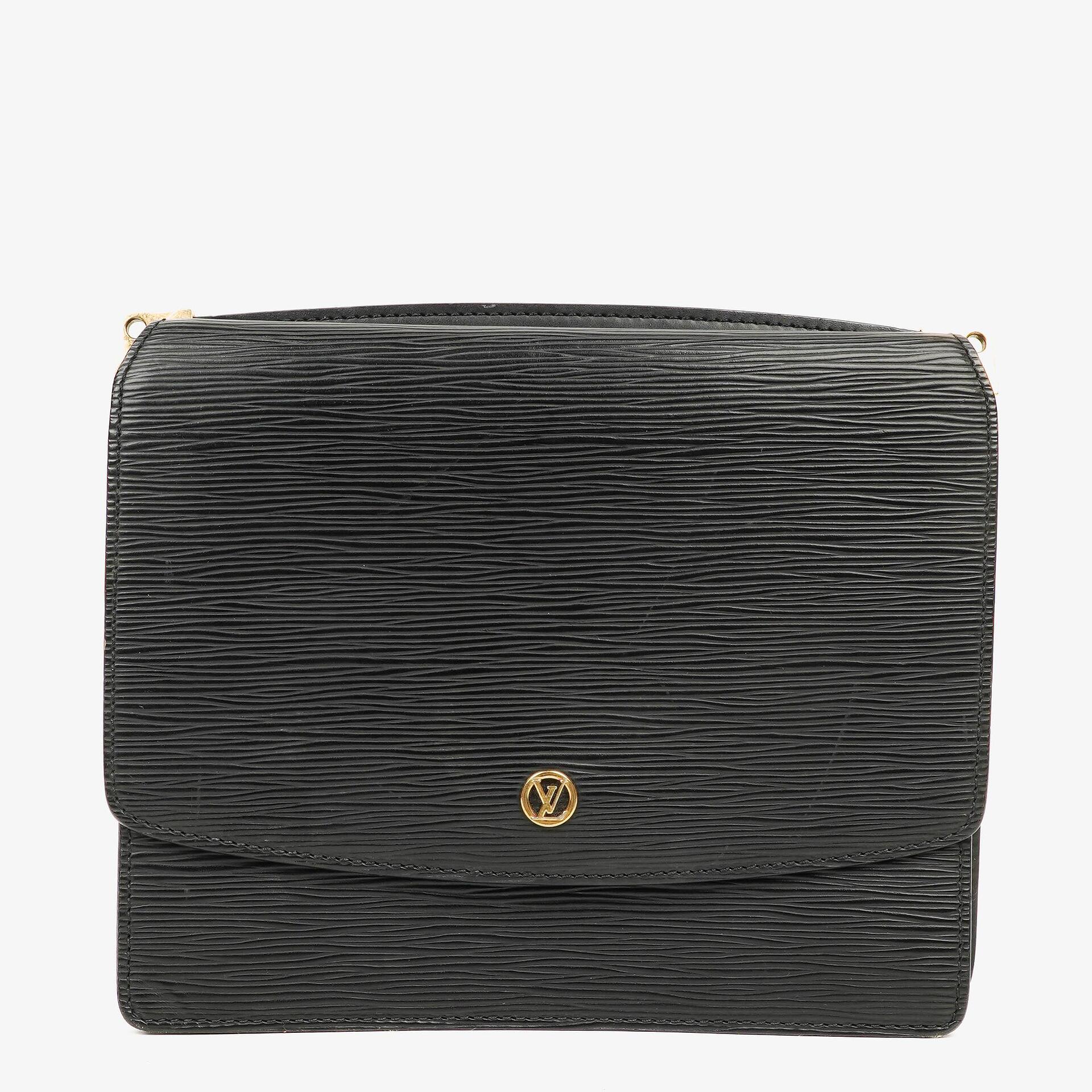 Louis Vuitton Grenelle Black EPI Leather Bag