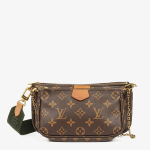 Sac accessoires multi-pochettes en toile Monogramme kaki Louis Vuitton