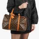 Louis Vuitton Keepall 35 Monogram Canvas Travel Bag