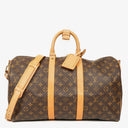 Louis Vuitton Keepall 45 Bandoulière Travel Bag in Monogram Canvas