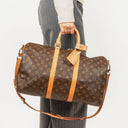 Louis Vuitton Keepall 45 Bandoulière Travel Bag in Monogram Canvas