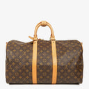 Louis Vuitton Keepall 45 Bandoulière Travel Bag in Monogram Canvas
