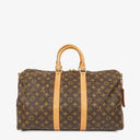 Louis Vuitton Keepall 45 Bandoulière Travel Bag in Monogram Canvas