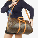 Louis Vuitton Keepall 45 Bandoulière Travel Bag in Monogram Canvas